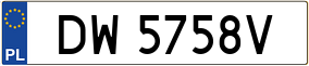 Truck License Plate